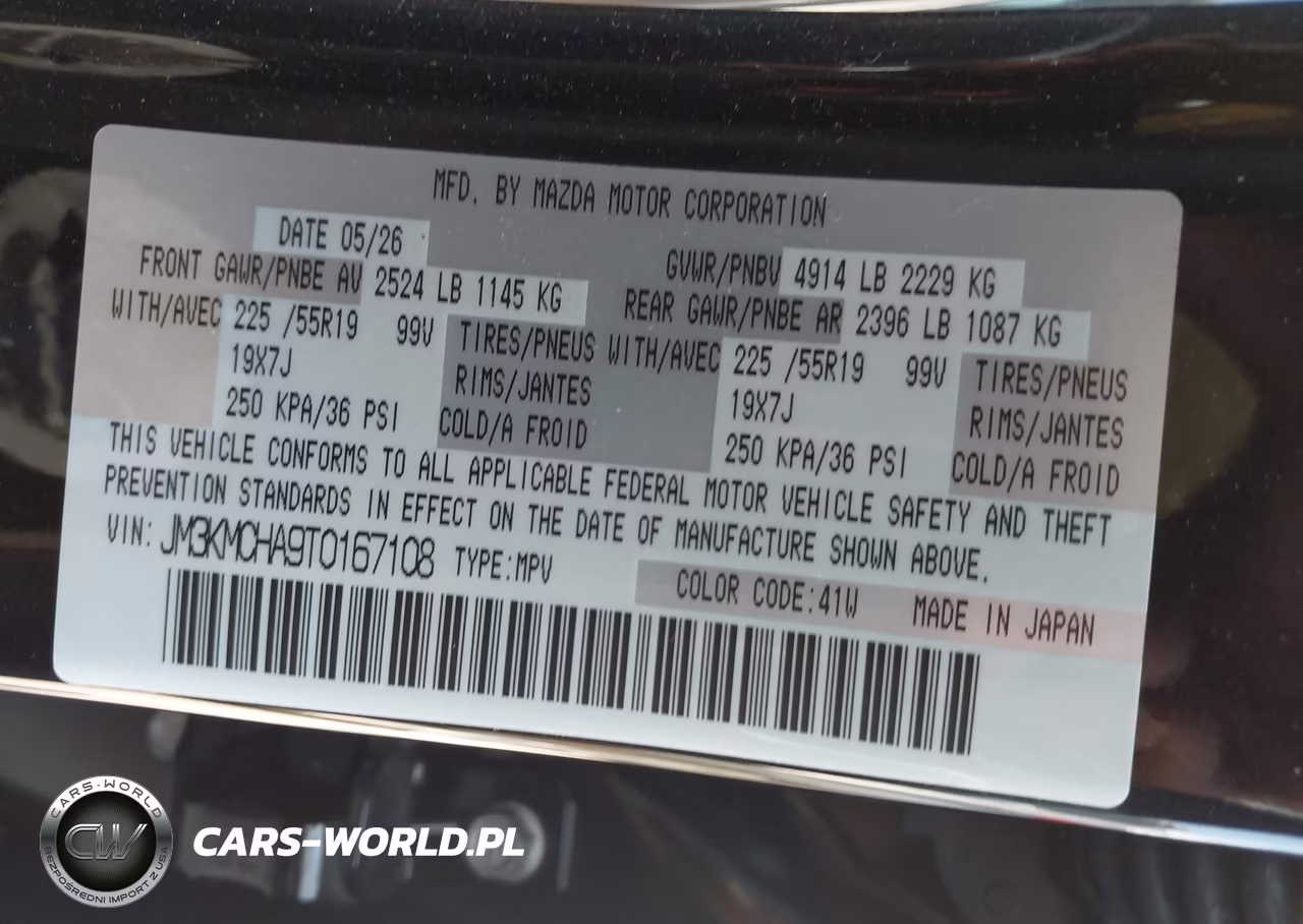 2026 Mazda Cx-5 2.5 S Preferred VIN:JM3KMCHA9T0167108 - 9