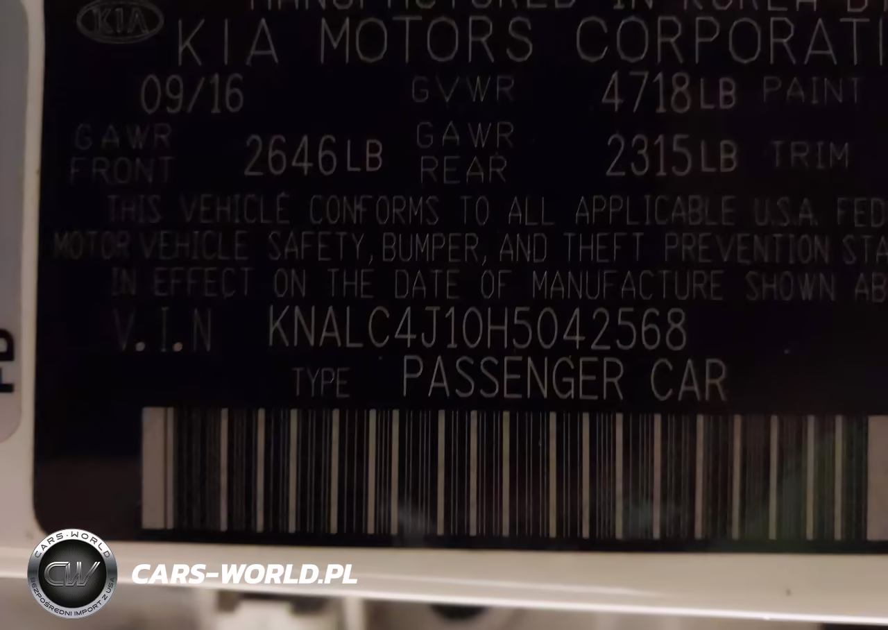 2017 Kia Cadenza Premium VIN:KNALC4J10H5042568 - 9