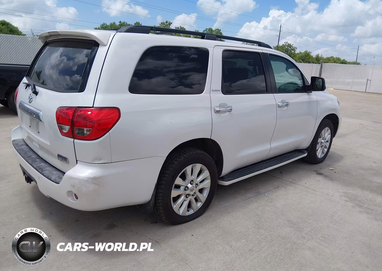 2008 Toyota Sequoia Platinum 5.7L V8 VIN:5TDBY67A08S000317 - 4