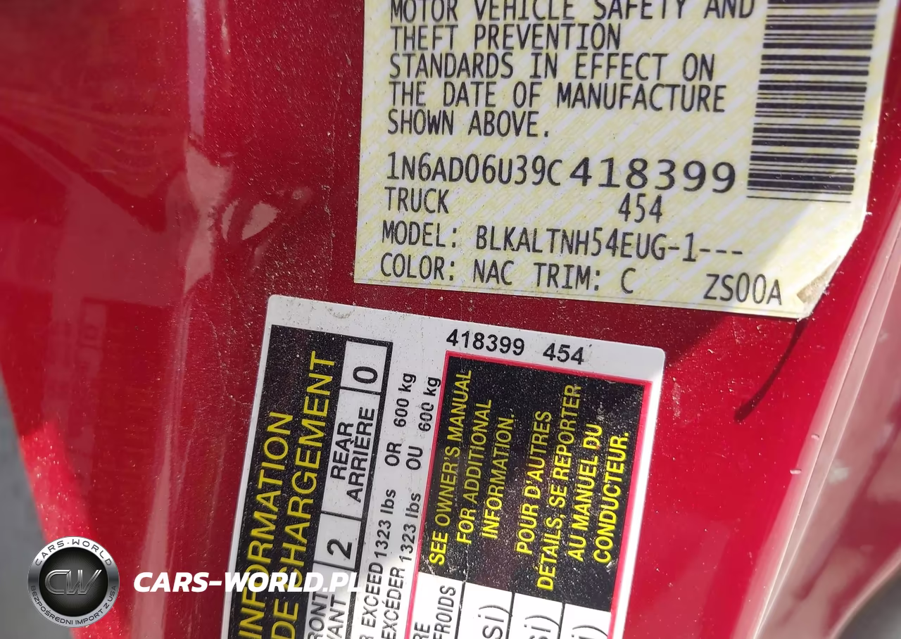 2009 Nissan Frontier Se VIN:1N6AD06U39C418399 - 9