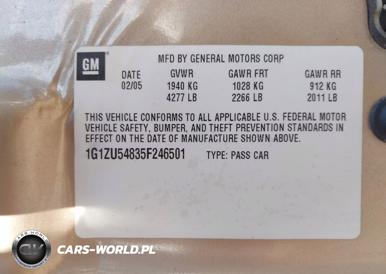 2005 Chevrolet Malibu Lt VIN:1G1ZU54835F246501 - 9