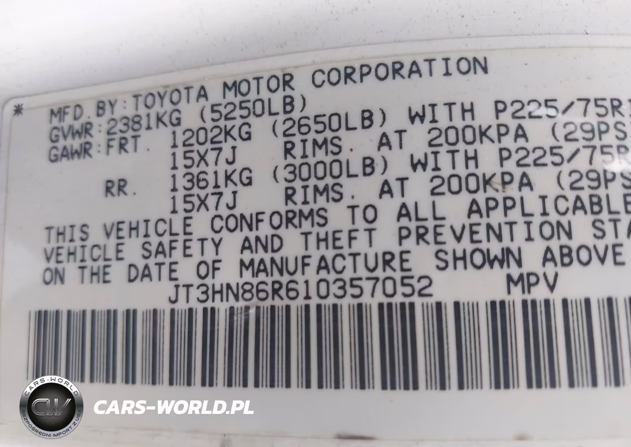 2001 Toyota 4Runner Sr5 V6 VIN:JT3HN86R610357052 - 9