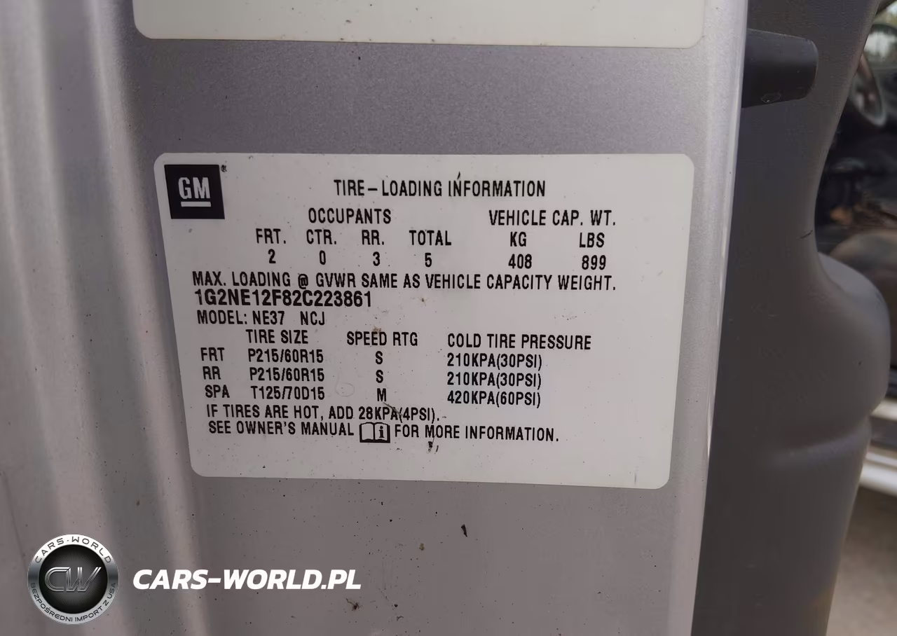2002 Pontiac Grand Am Se VIN:1G2NE12F82C223861 - 9