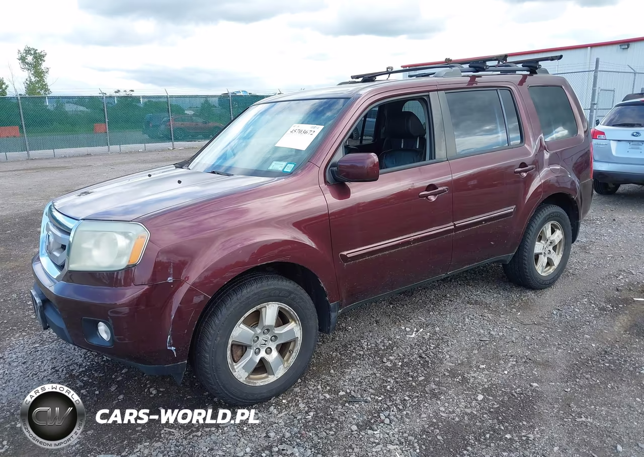 2011 Honda Pilot Ex-L VIN:5FNYF4H55BB035582 - 2