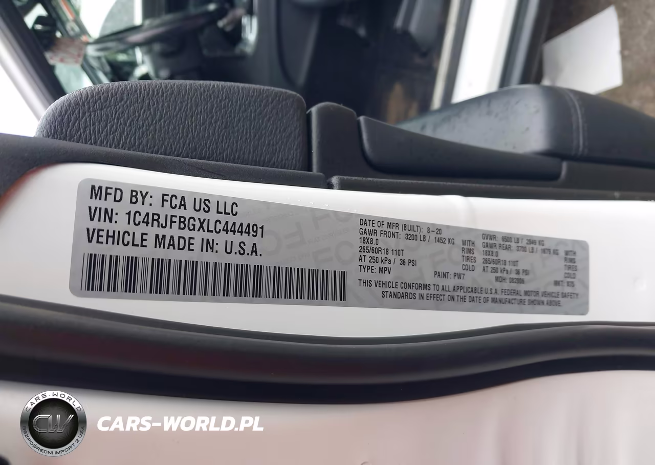 2020 Jeep Grand Cherokee Limited 4X4 VIN:1C4RJFBGXLC444491 - 9