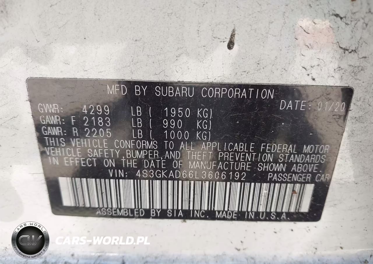 2020 Subaru Impreza Premium VIN:4S3GKAD66L3606192 - 9