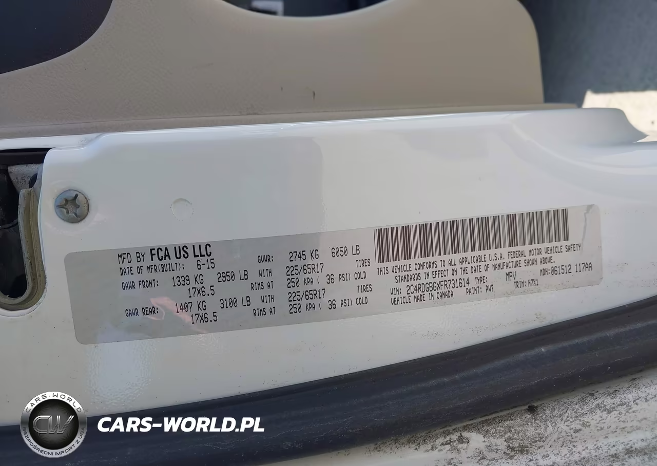 2015 Dodge Grand Caravan Se VIN:2C4RDGBGXFR731614 - 9