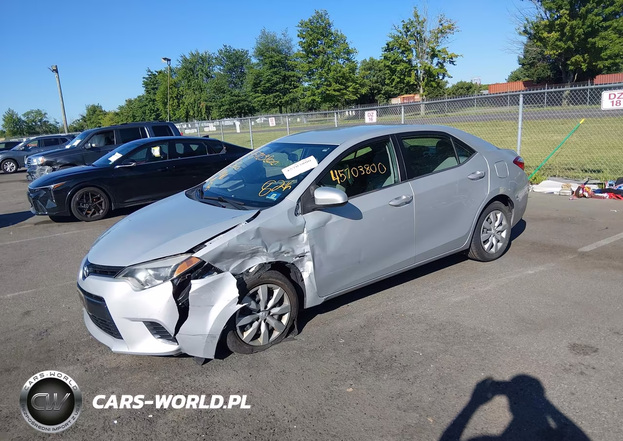 2016 Toyota Corolla Le VIN:2T1BURHE0GC738219 - 2