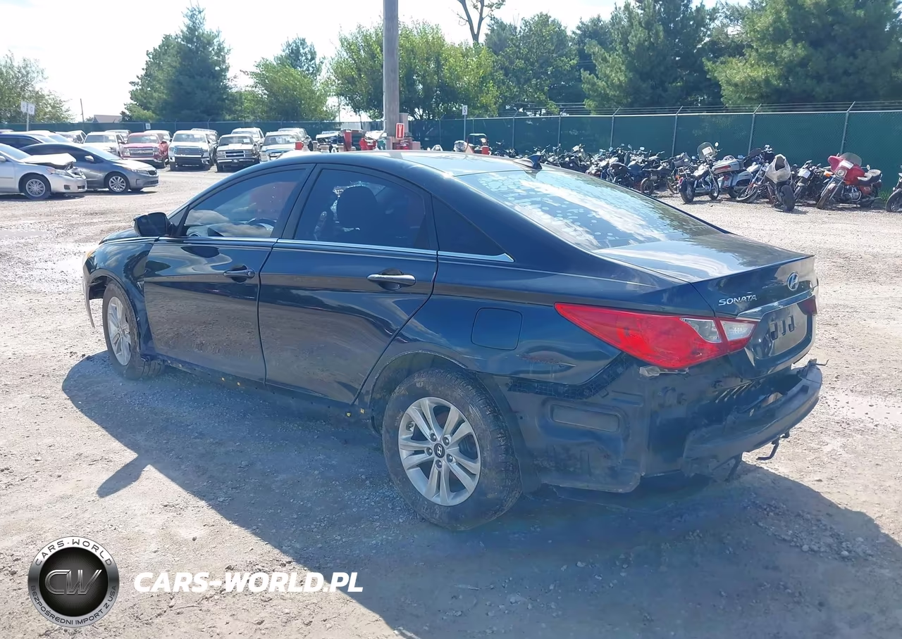 2014 Hyundai Sonata Gls VIN:5NPEB4ACXEH945449 - 3
