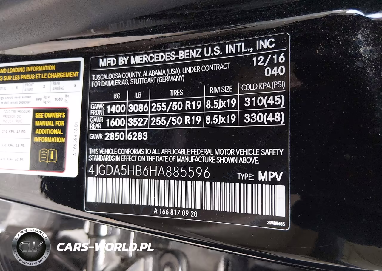 2017 Mercedes-Benz Gle 350 4Matic VIN:4JGDA5HB6HA885596 - 9
