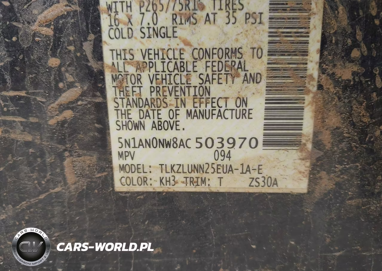 2010 Nissan Xterra Off Road VIN:5N1AN0NW8AC503970 - 9