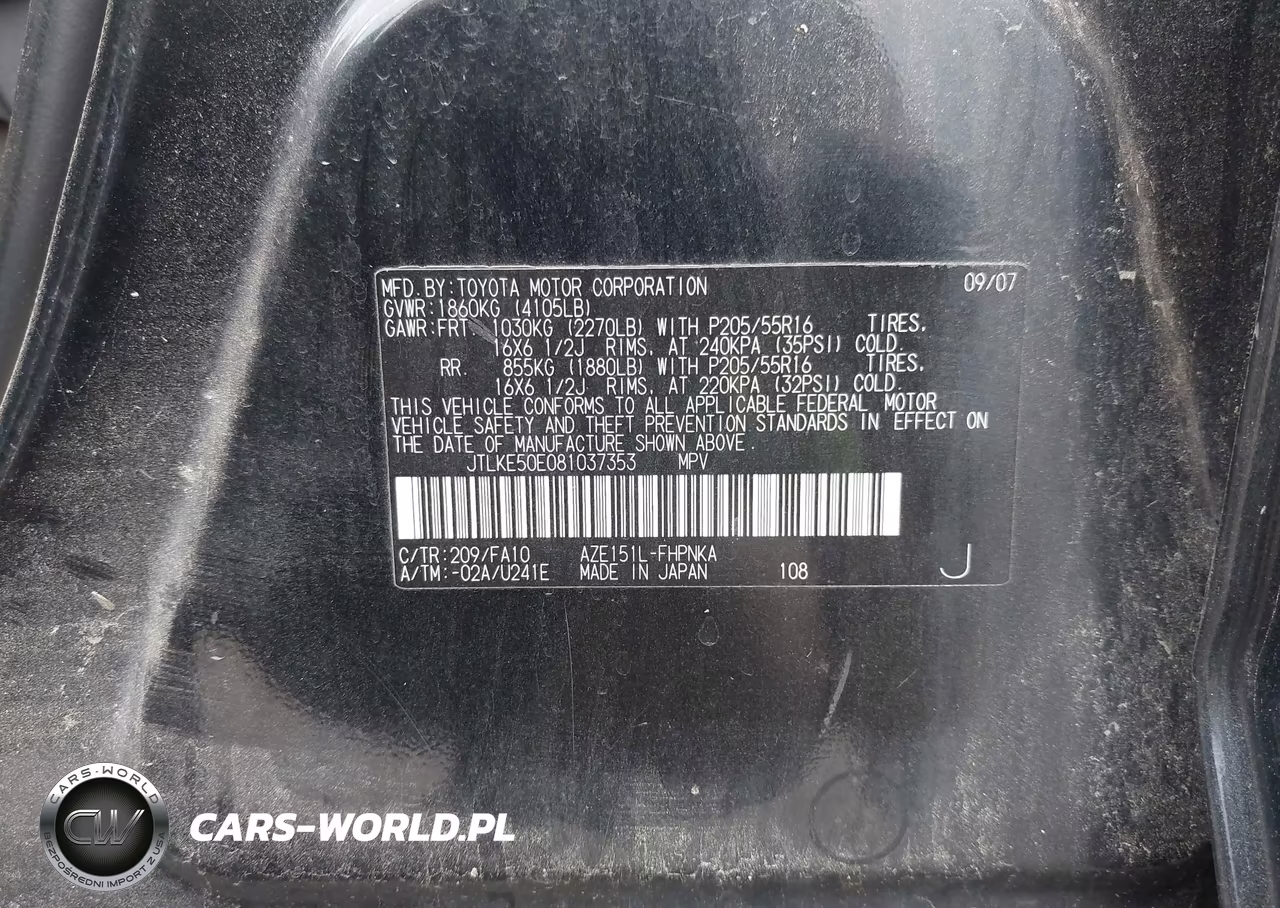 2008 Scion Xb VIN:JTLKE50E081037353 - 9