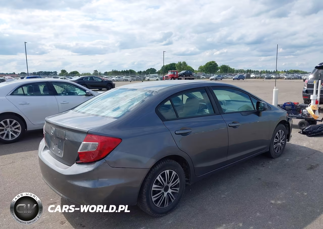 2012 Honda Civic Lx VIN:19XFB2F54CE031332 - 4
