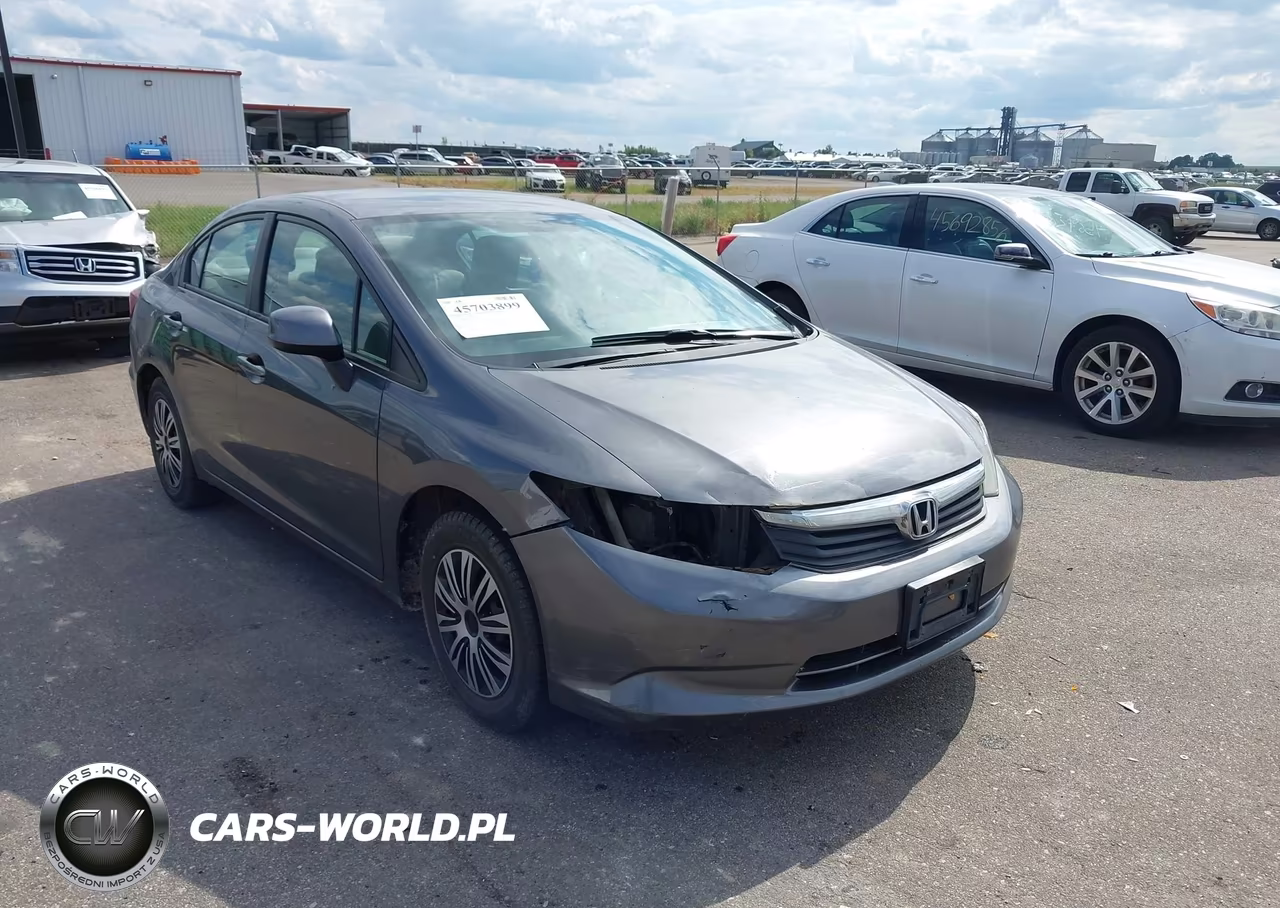 2012 Honda Civic Lx VIN:19XFB2F54CE031332 - 6