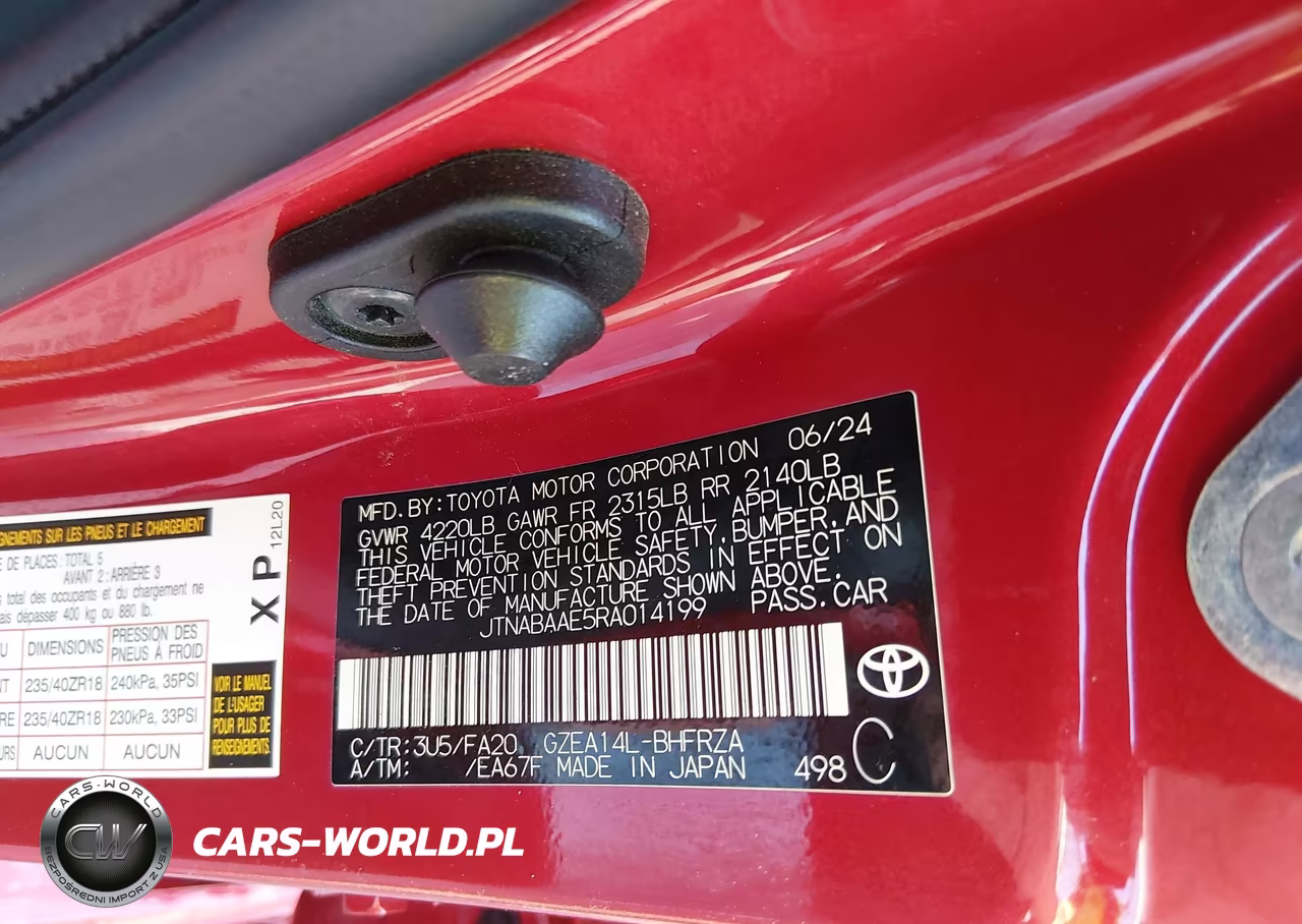 2024 Toyota Gr Corolla Core VIN:JTNABAAE5RA014199 - 9