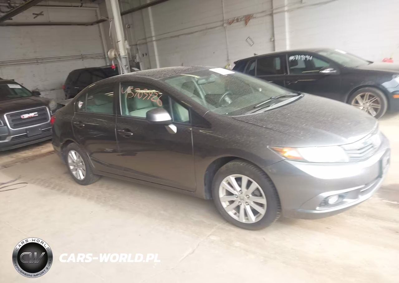 2012 Honda Civic Ex VIN:2HGFB2F80CH312687 - 1