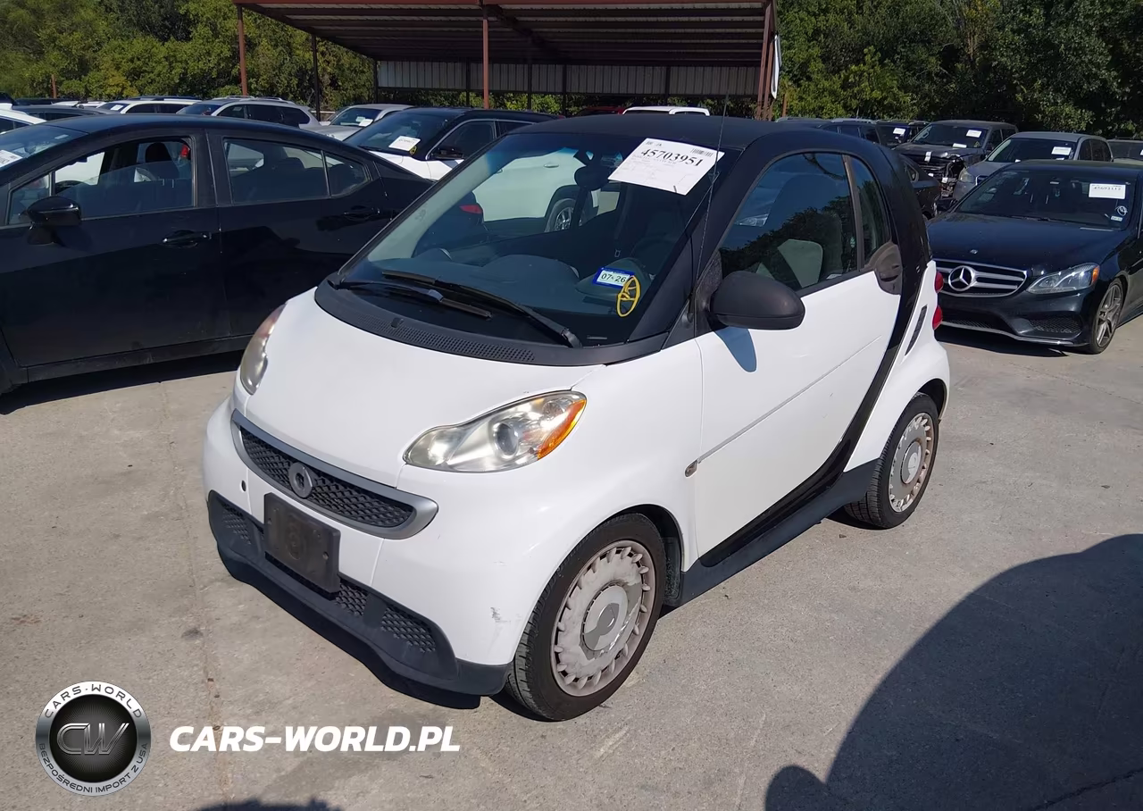 2013 Smart Fortwo Pure VIN:WMEEJ3BA7DK626215 - 2