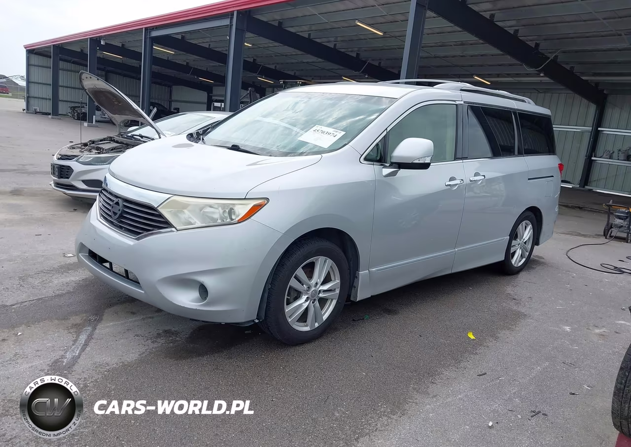 2012 Nissan Quest Sl VIN:JN8AE2KP6C9043855 - 2