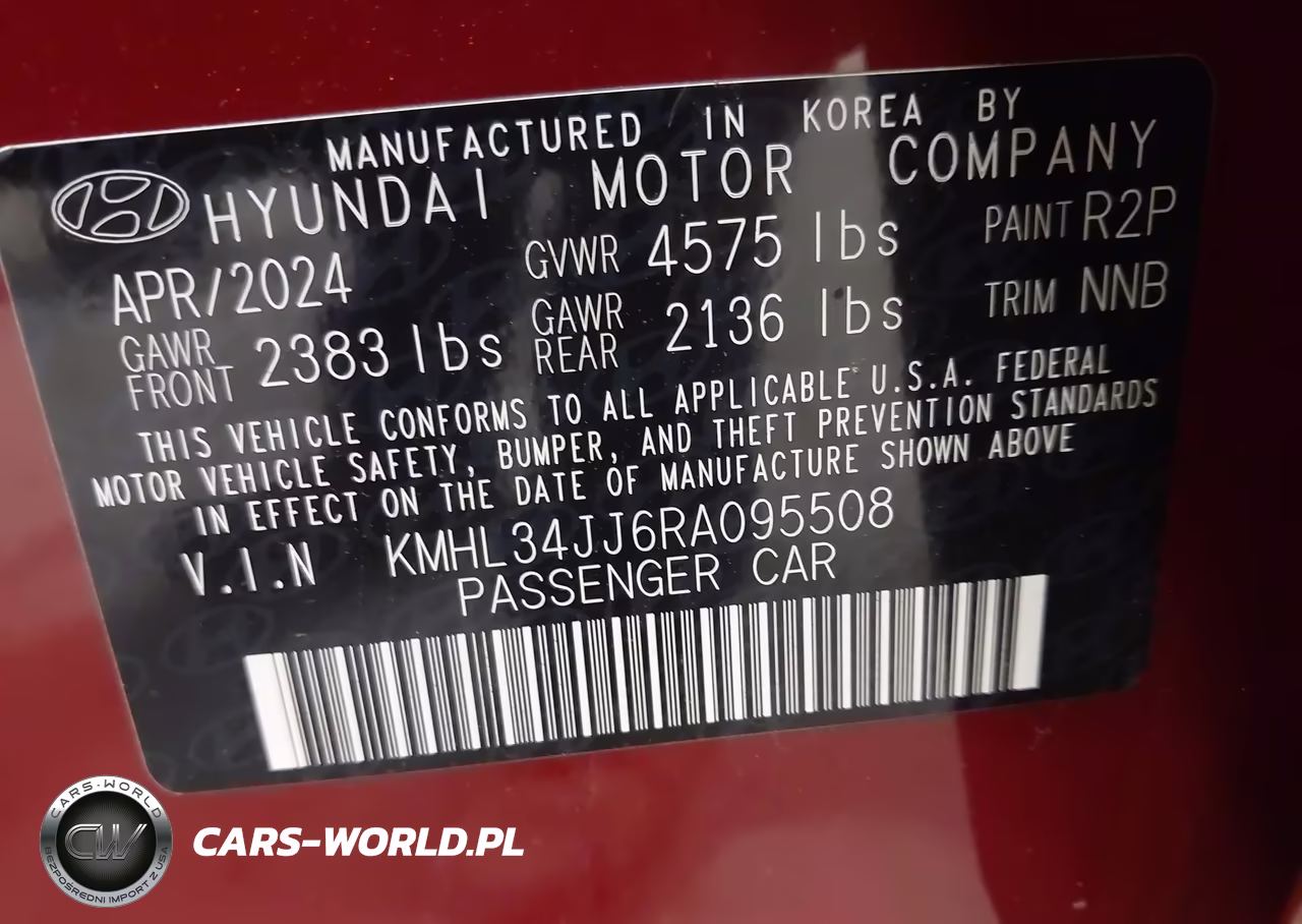 2024 Hyundai Sonata Hybrid Sel VIN:KMHL34JJ6RA095508 - 9