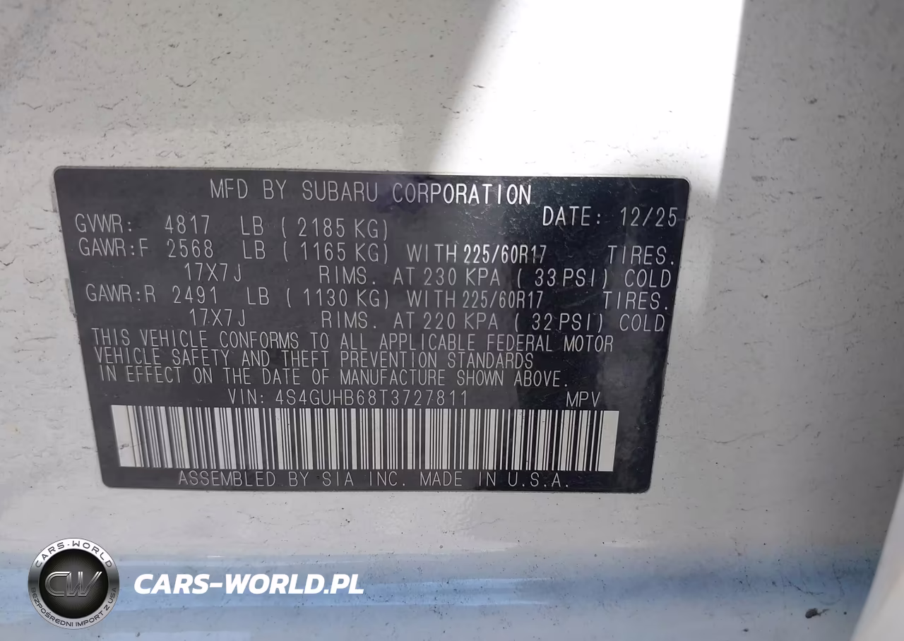 2026 Subaru Crosstrek VIN:4S4GUHB68T3727811 - 9