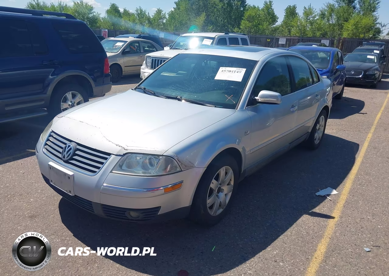 2003 Volkswagen Passat Glx VIN:WVWTH63B33P391226 - 2