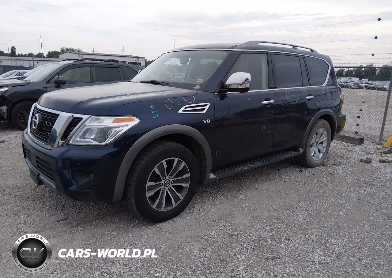 2019 Nissan Armada Sl VIN:JN8AY2ND3K9086167 - 2