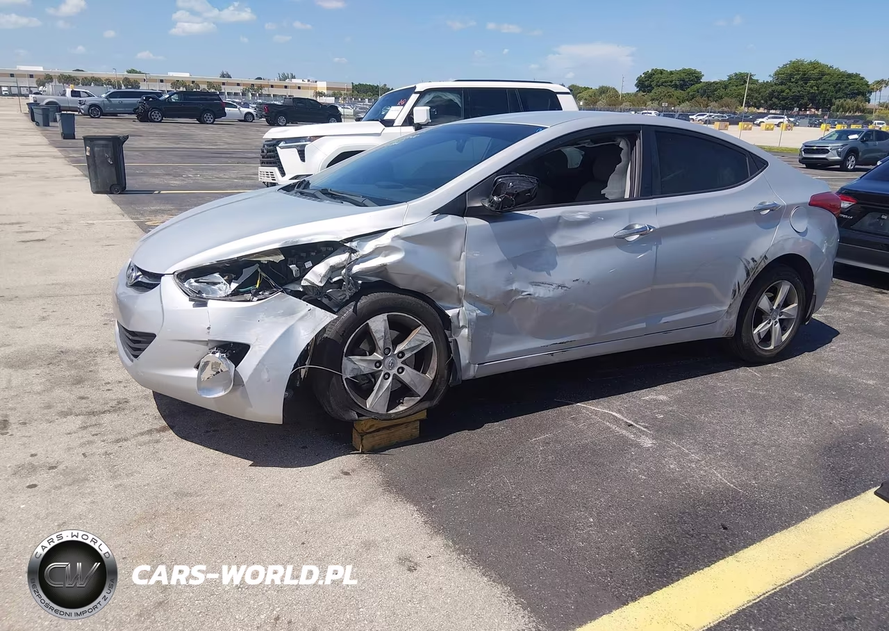 2013 Hyundai Elantra Gls VIN:KMHDH4AE6DU664065 - 2