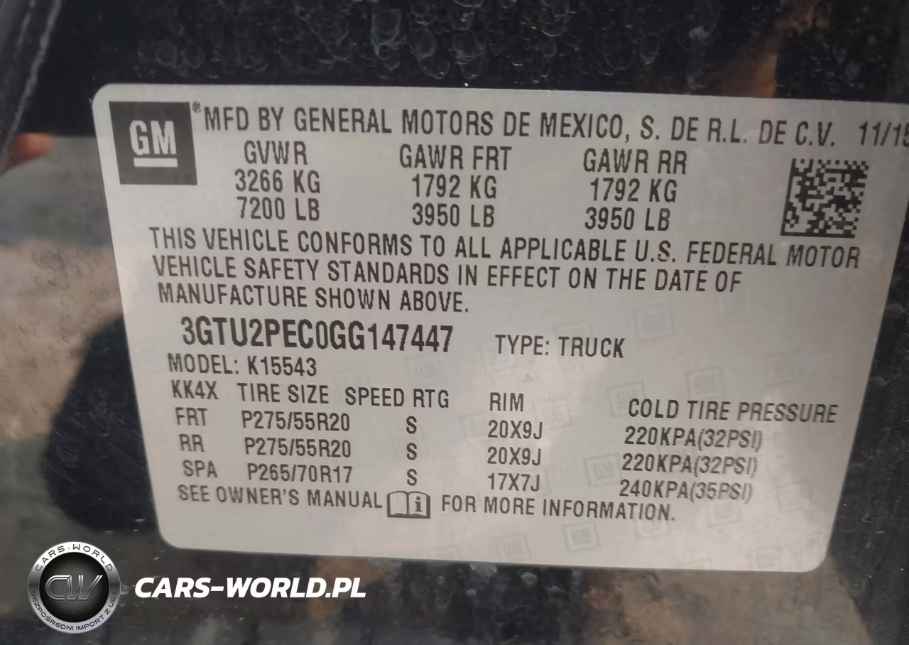 2016 GMC Sierra 1500 Denali VIN:3GTU2PEC0GG147447 - 9