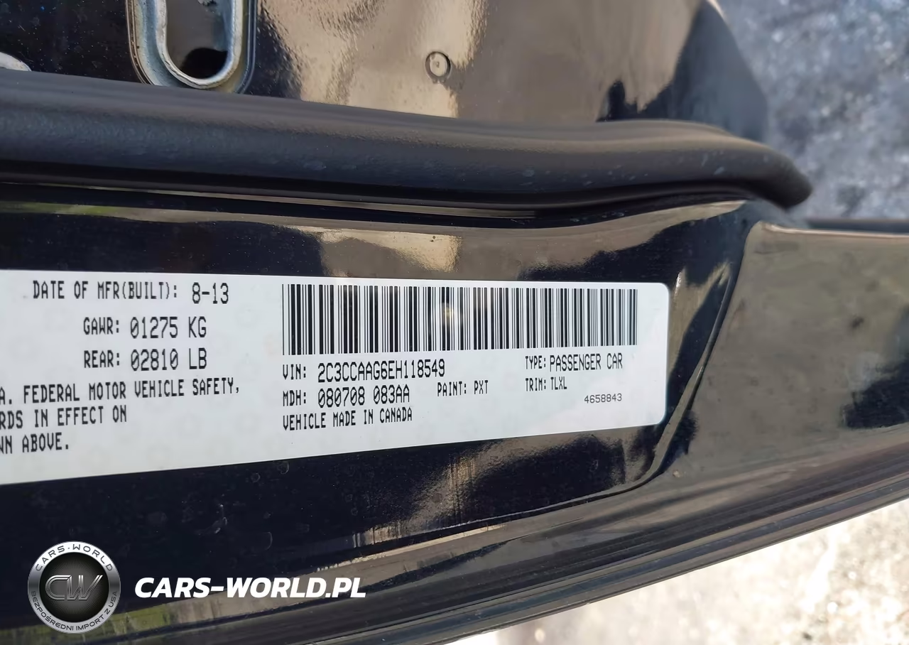 2014 Chrysler 300 VIN:2C3CCAAG6EH118549 - 9