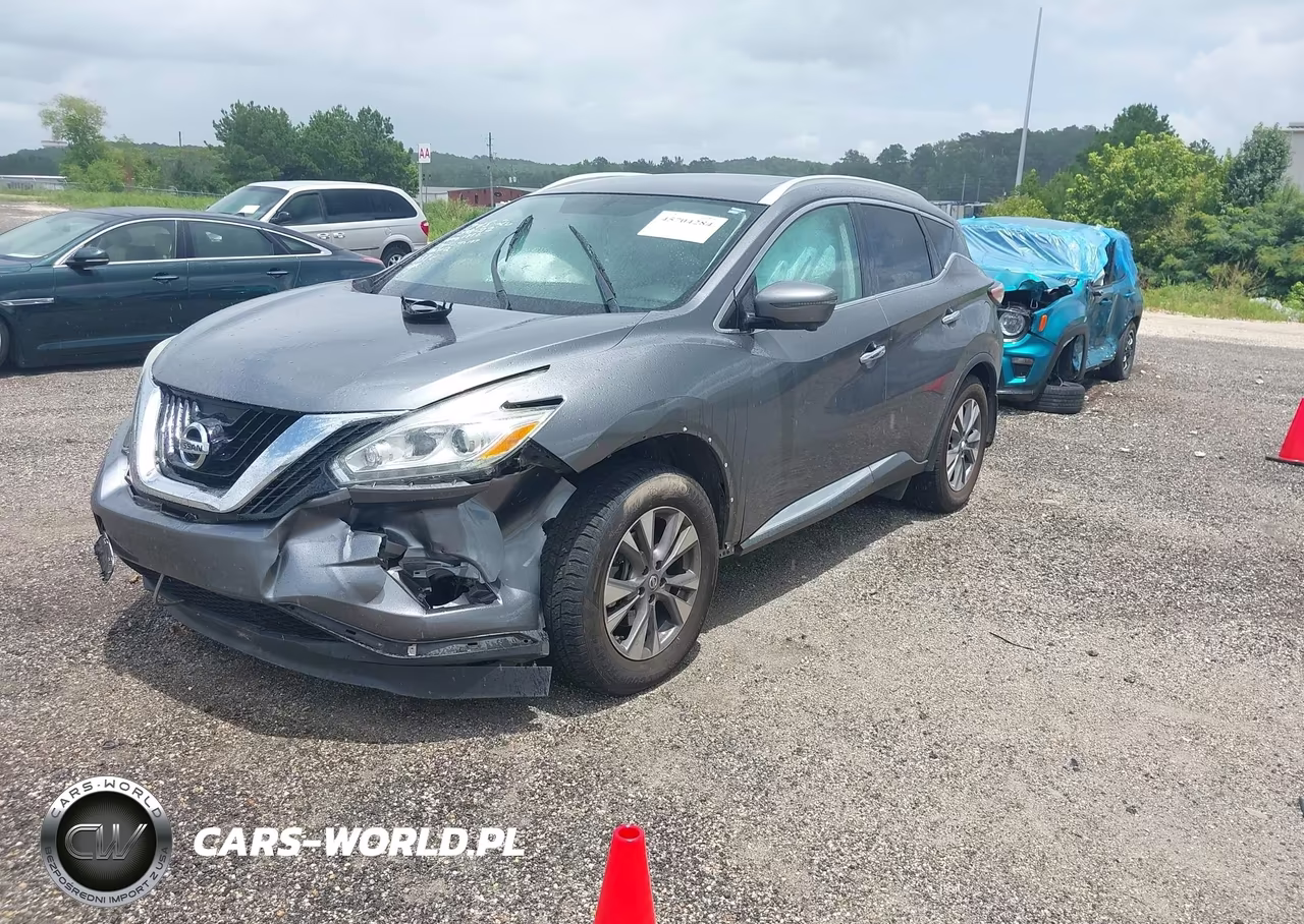 2017 Nissan Murano Sl VIN:5N1AZ2MG0HN203705 - 2
