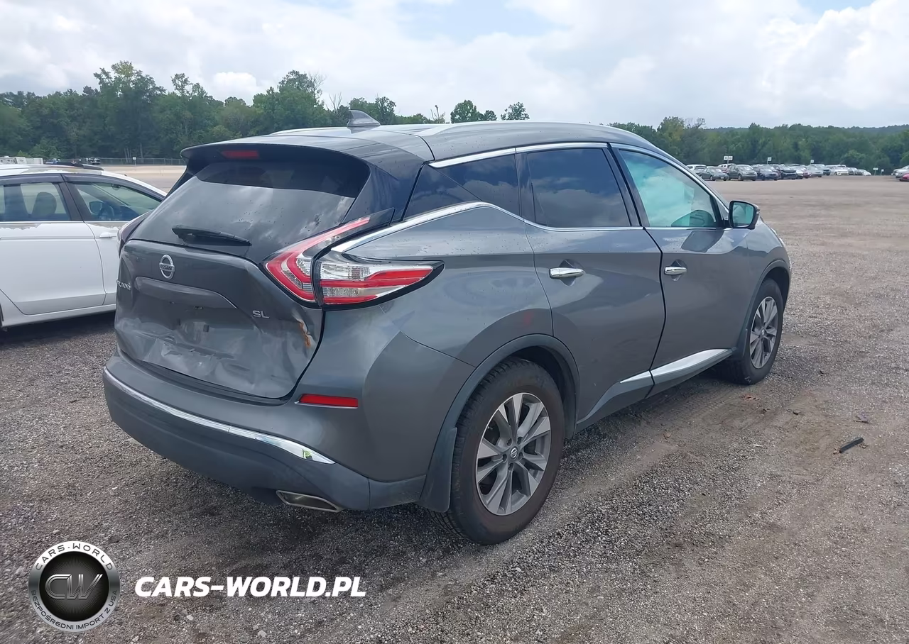 2017 Nissan Murano Sl VIN:5N1AZ2MG0HN203705 - 4
