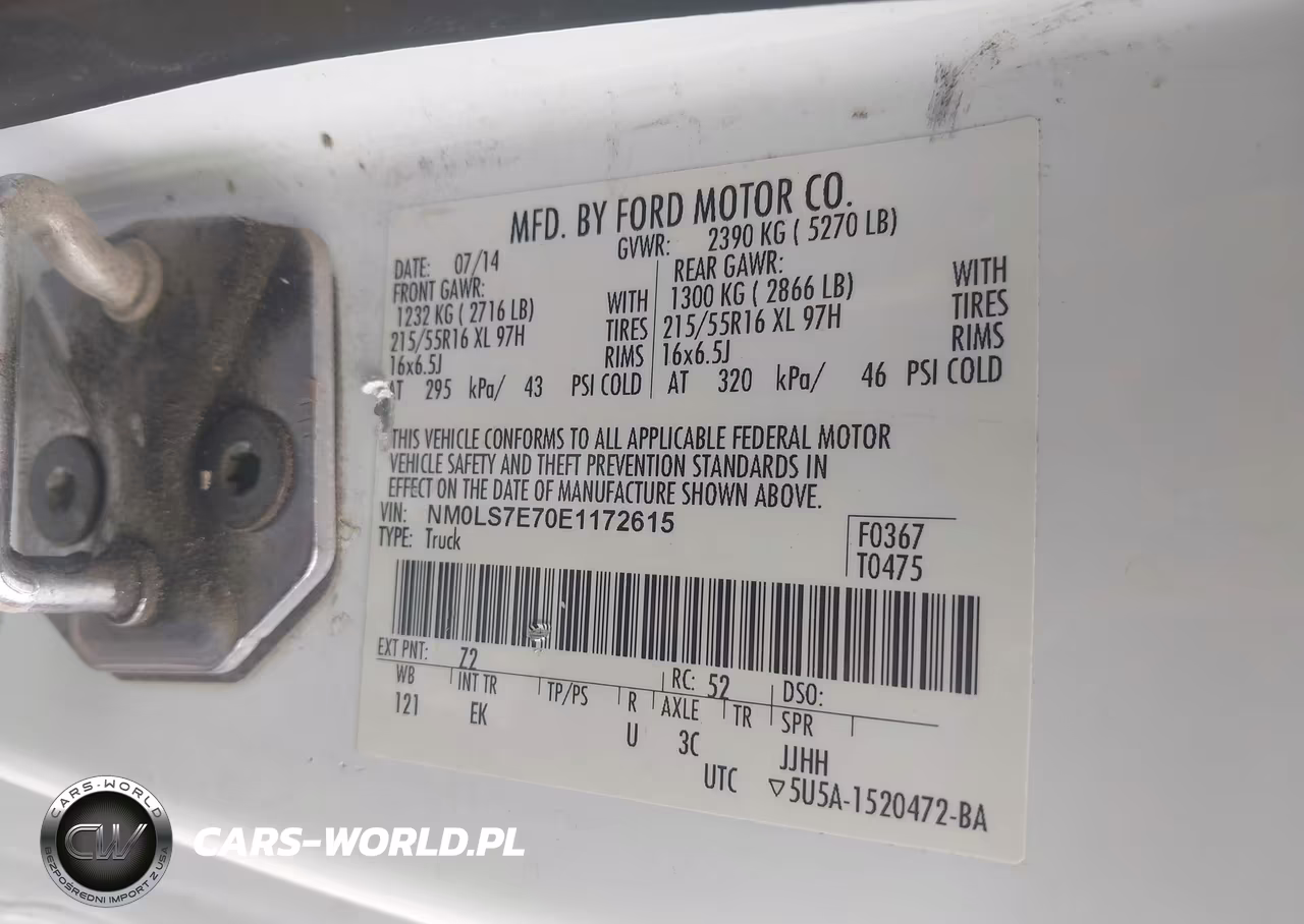2014 Ford Transit Connect Xl VIN:NM0LS7E70E1172615 - 9