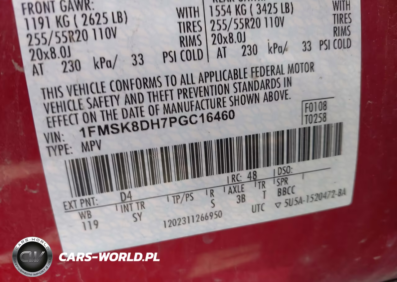 2023 Ford Explorer Xlt VIN:1FMSK8DH7PGC16460 - 9