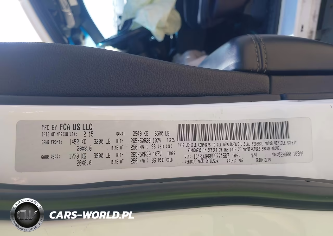 2015 Dodge Durango Sxt VIN:1C4RDJAG8FC771567 - 9