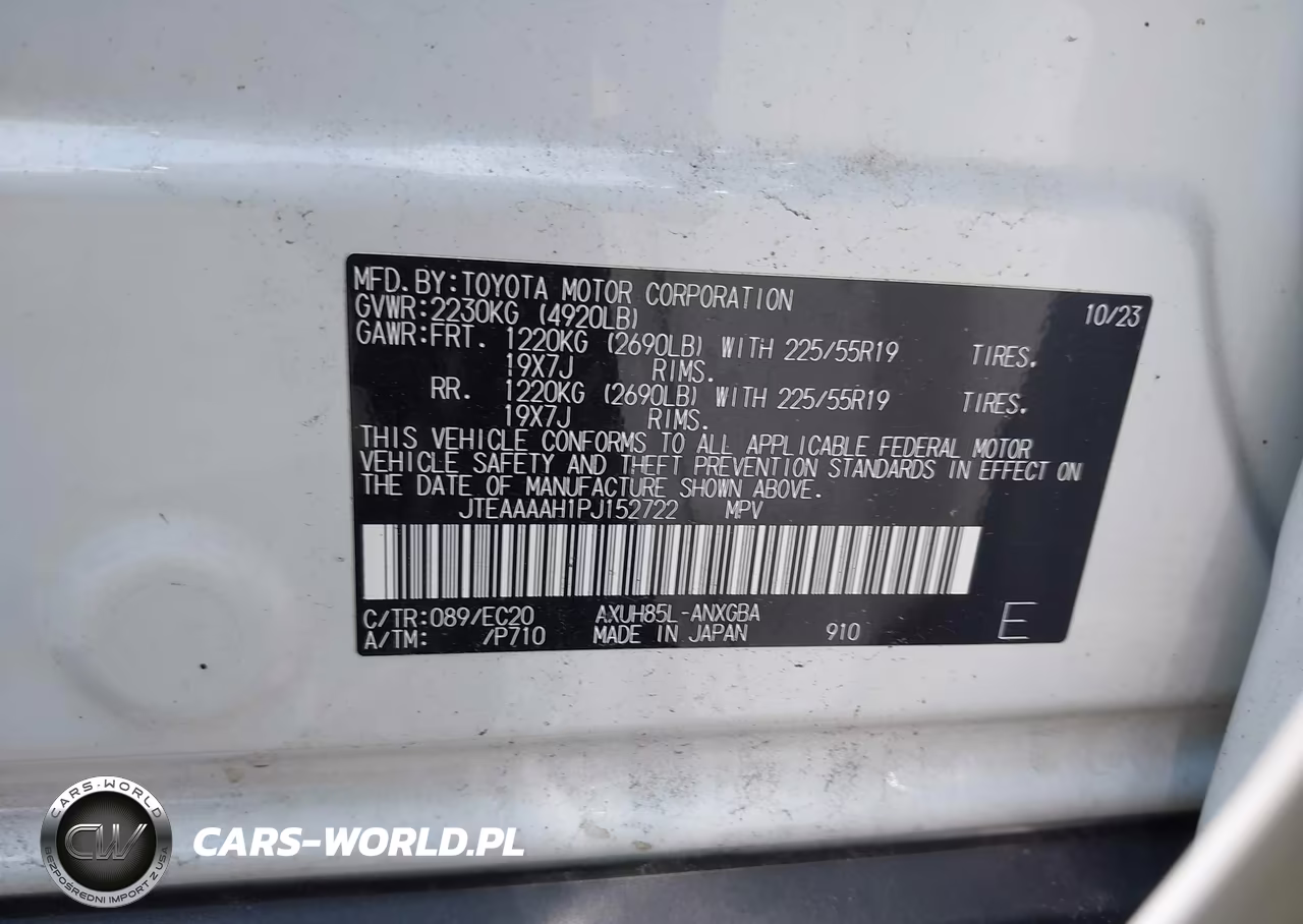 2023 Toyota Venza Nightshade Edition VIN:JTEAAAAH1PJ152722 - 9