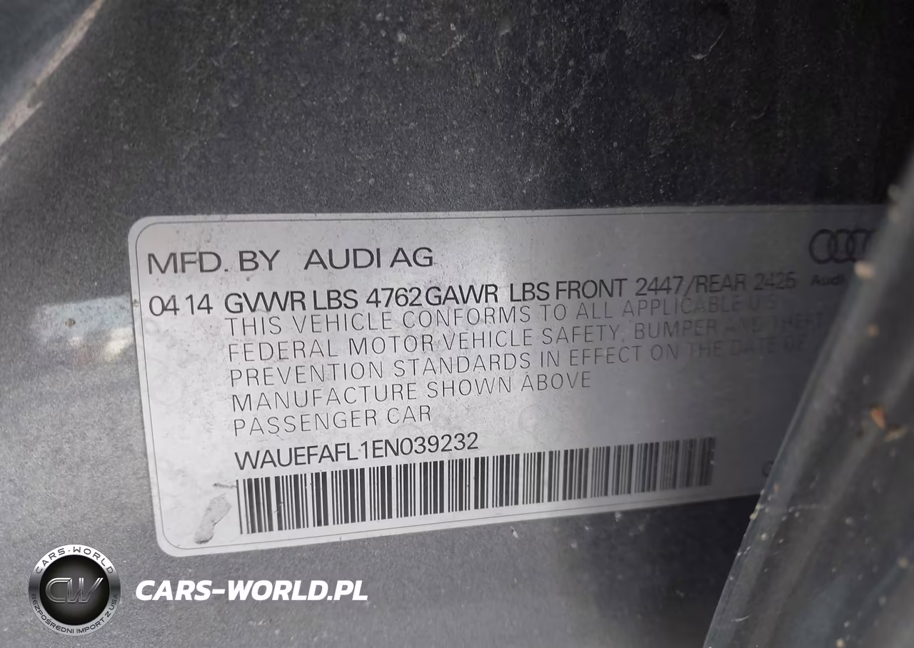 2014 Audi A4 2.0T Premium VIN:WAUEFAFL1EN039232 - 9