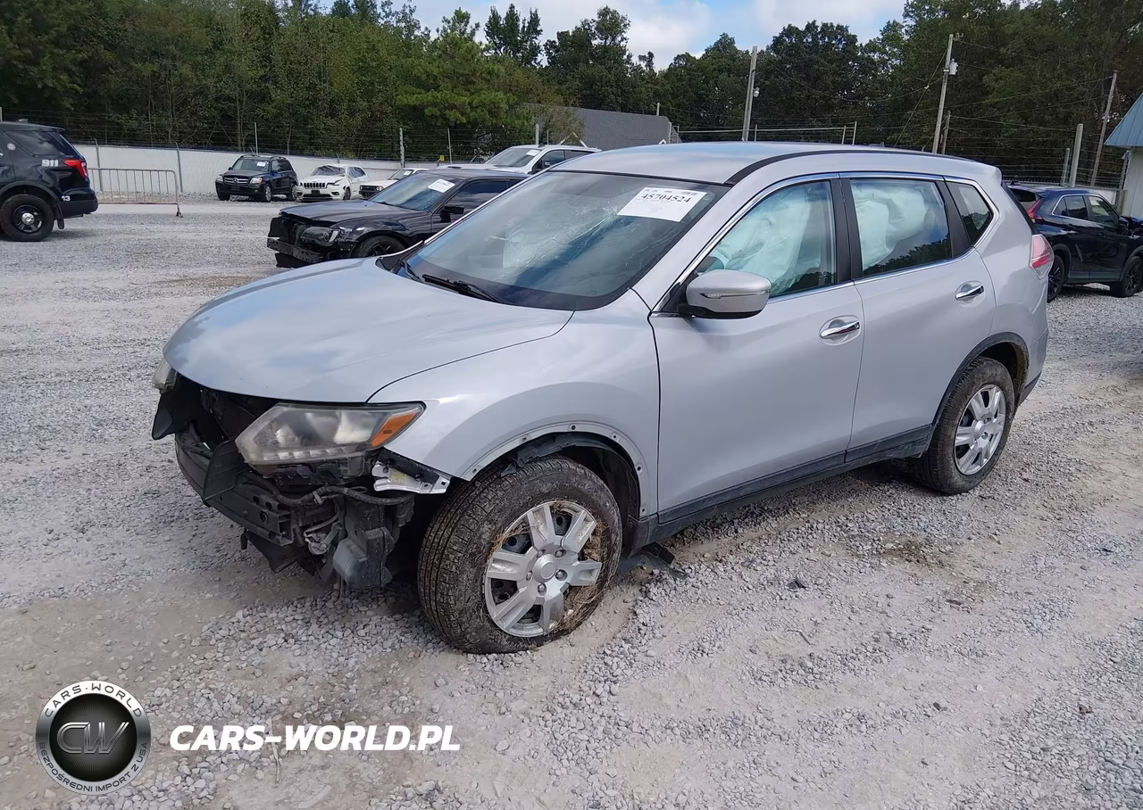 2015 Nissan Rogue S VIN:KNMAT2MV3FP586819 - 2