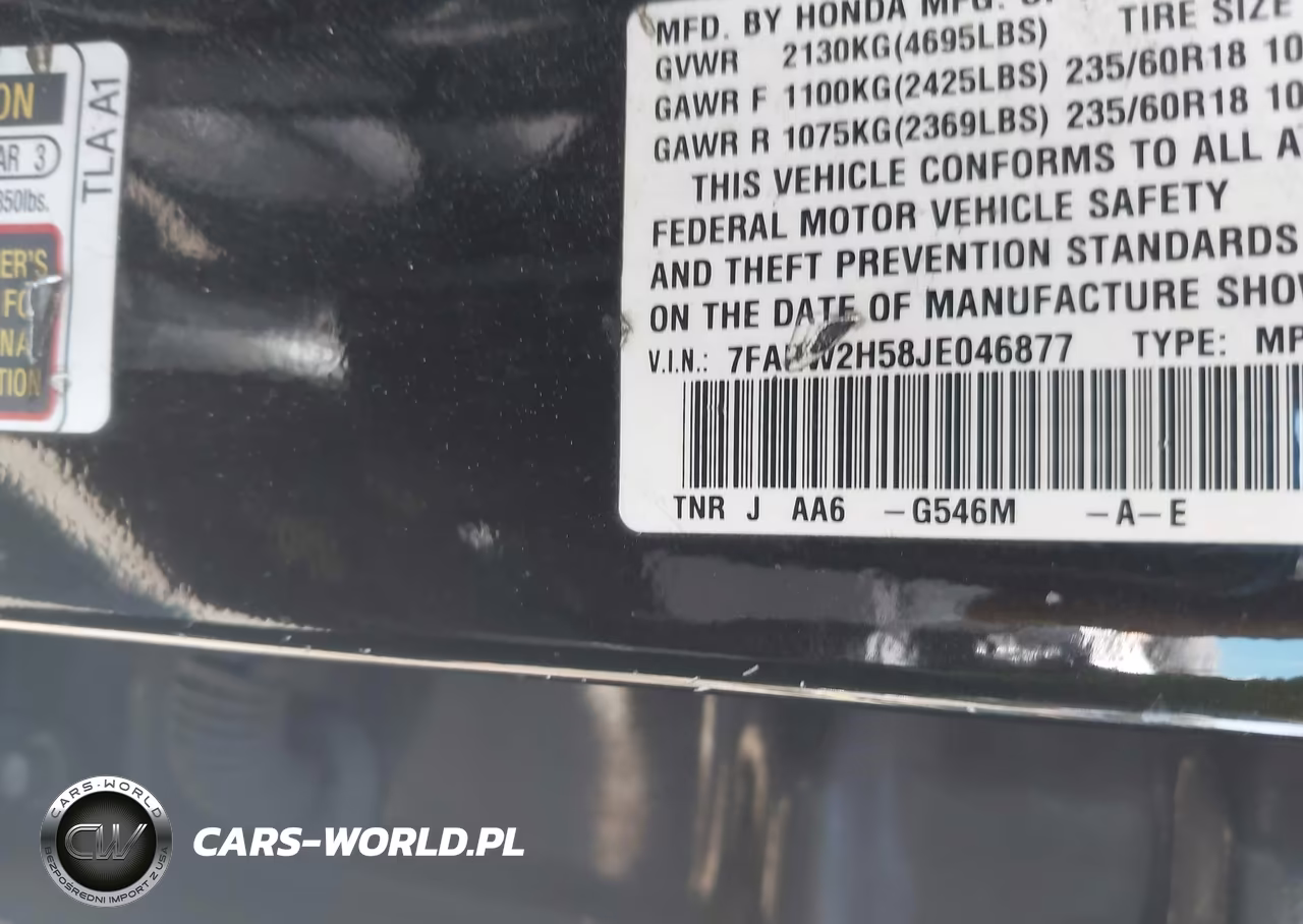 2018 Honda Cr-V Ex VIN:7FARW2H58JE046877 - 9