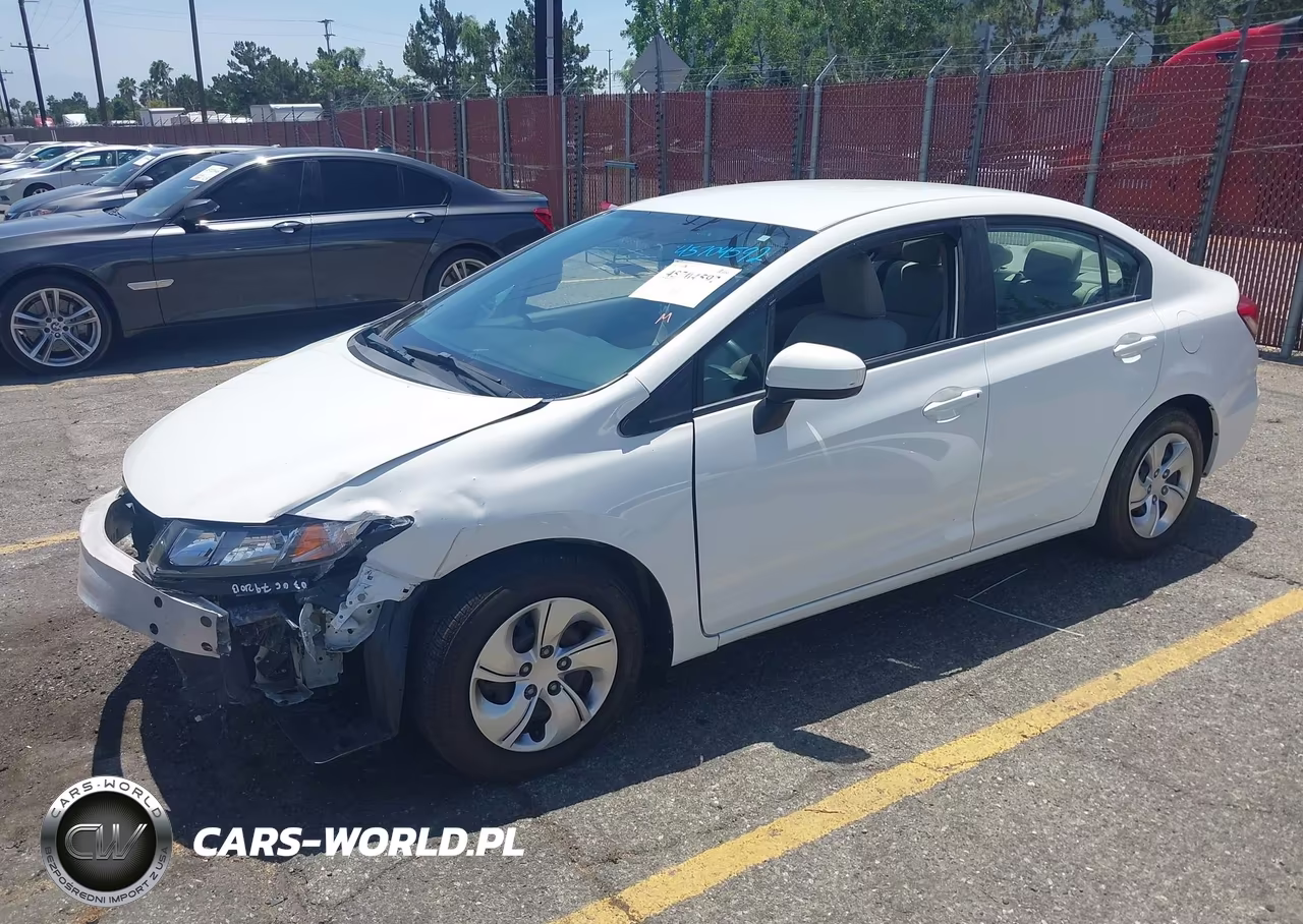 2014 Honda Civic Lx VIN:2HGFB2F58EH504853 - 2