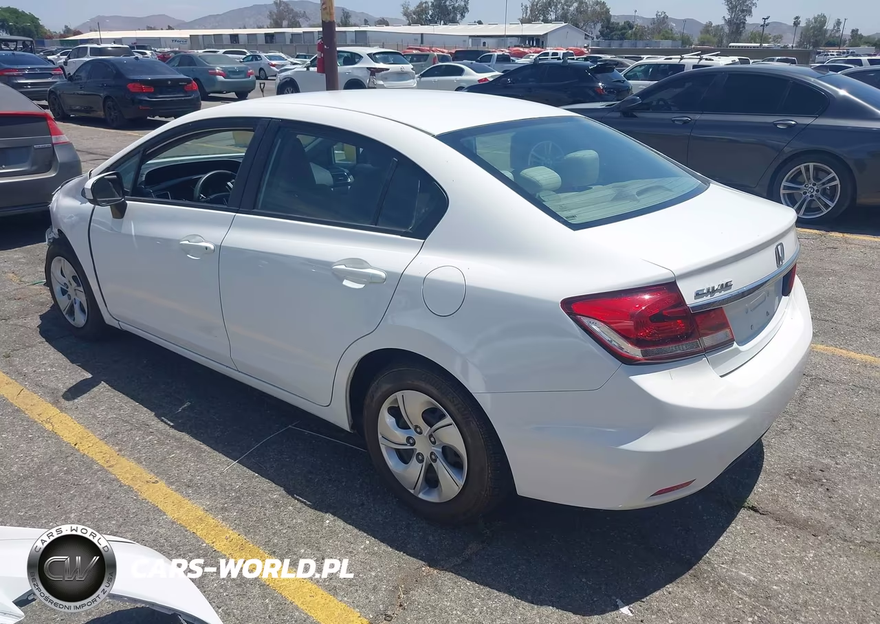 2014 Honda Civic Lx VIN:2HGFB2F58EH504853 - 3