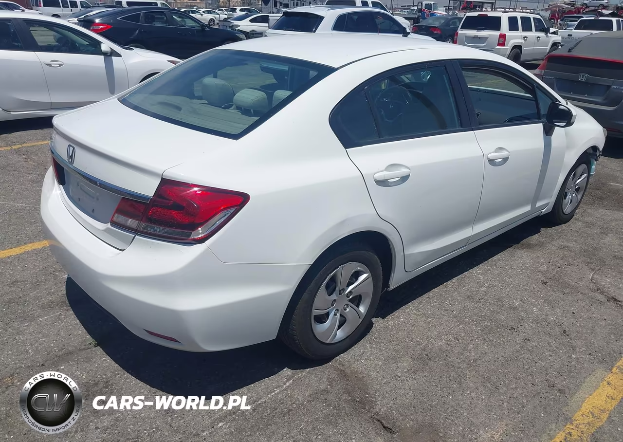 2014 Honda Civic Lx VIN:2HGFB2F58EH504853 - 4