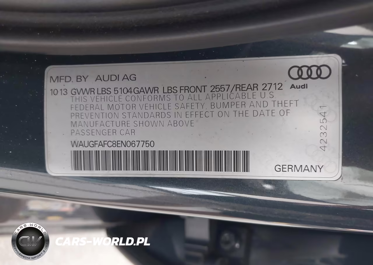 2014 Audi A6 2.0T Premium VIN:WAUGFAFC8EN067750 - 9