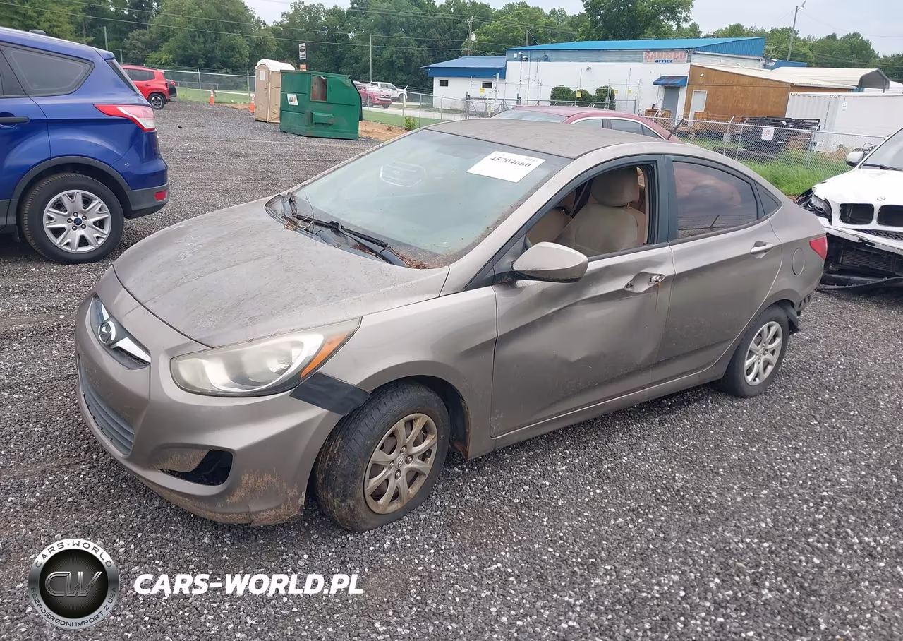 2014 Hyundai Accent Gls VIN:KMHCT4AE4EU673570 - 2
