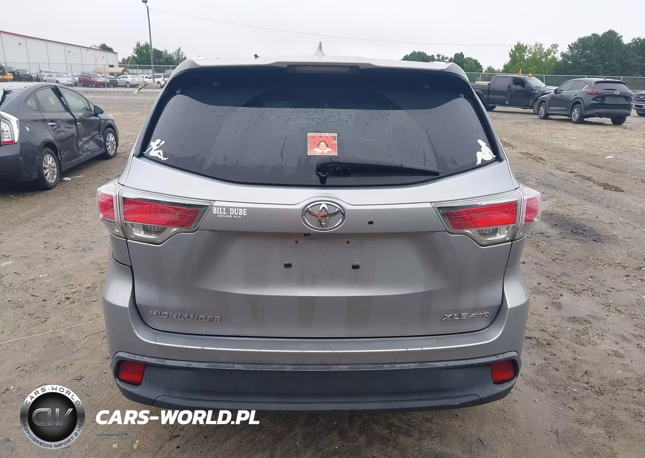 2016 Toyota Highlander Xle V6 VIN:5TDJKRFH8GS356171 - 17