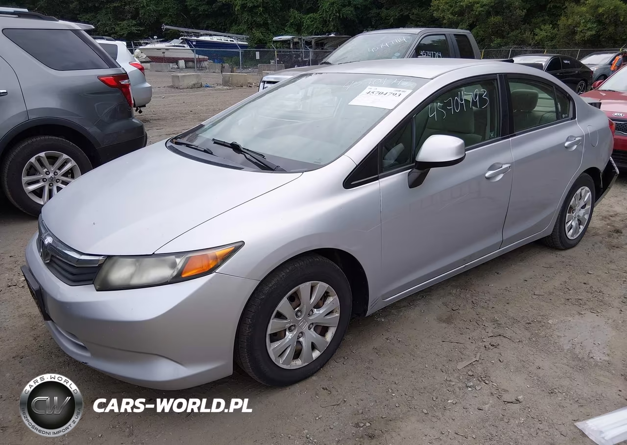 2012 Honda Civic Lx VIN:2HGFB2F59CH314167 - 2