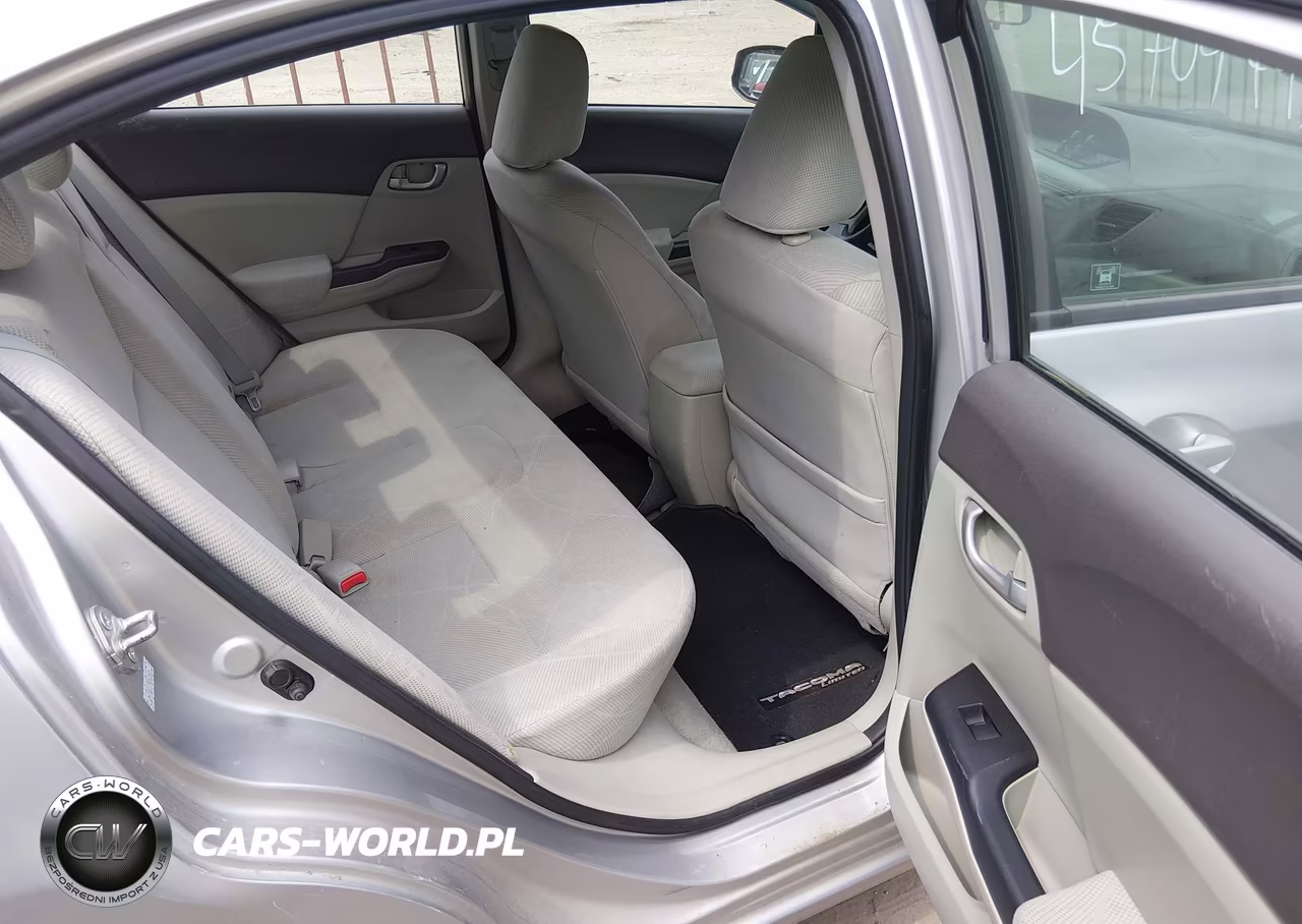 2012 Honda Civic Lx VIN:2HGFB2F59CH314167 - 8