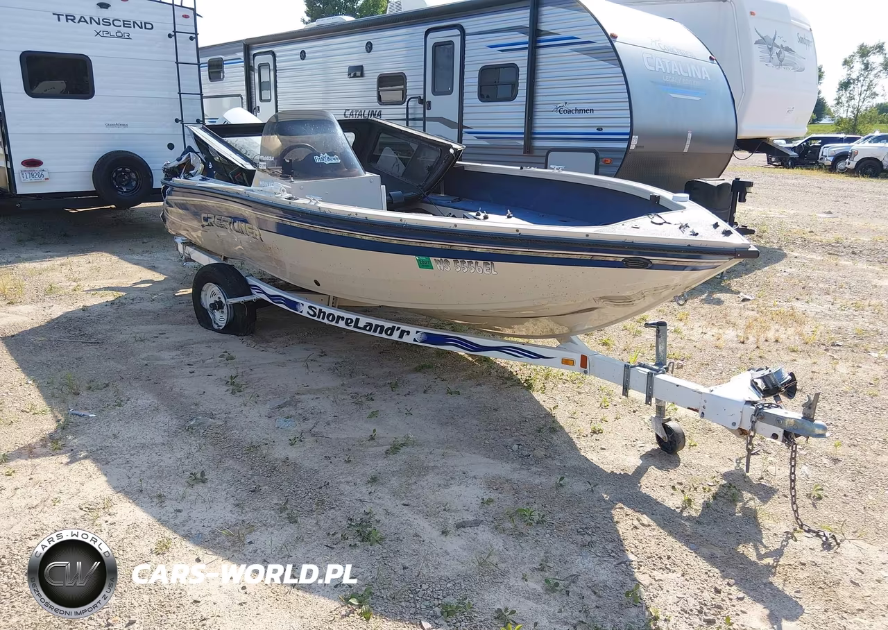 1998 Crestliner 1750 Fish Hawk