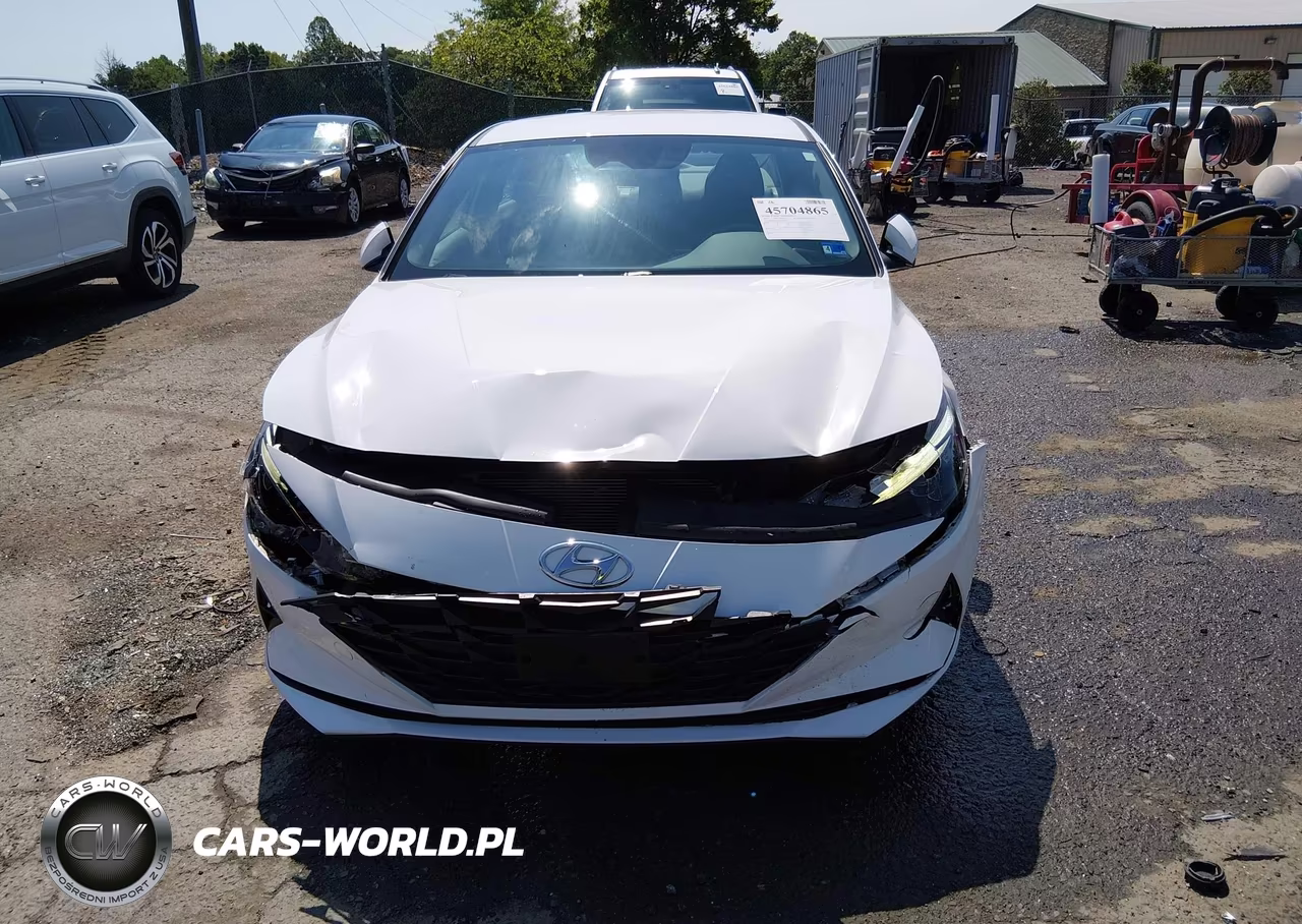2023 Hyundai Elantra Hybrid Blue VIN:KMHLM4AJXPU060236 - 12