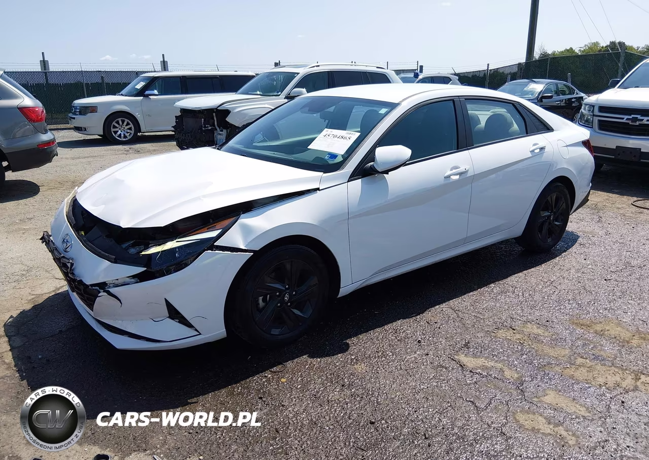 2023 Hyundai Elantra Hybrid Blue VIN:KMHLM4AJXPU060236 - 2