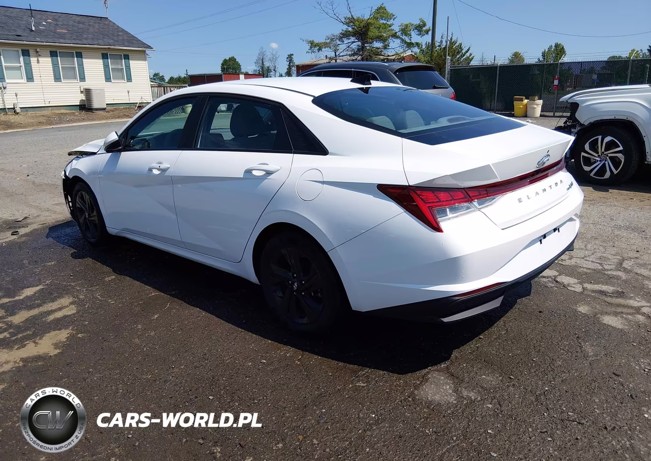 2023 Hyundai Elantra Hybrid Blue VIN:KMHLM4AJXPU060236 - 3